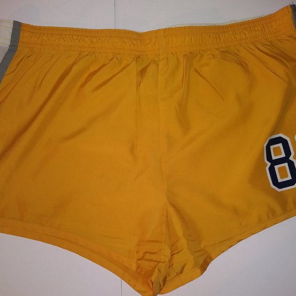 VICTORIA' S SECRET PINK SHORT SIZE M DARK YELLOW - Picture 2 of 8